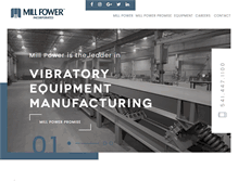 Tablet Screenshot of millpower.com